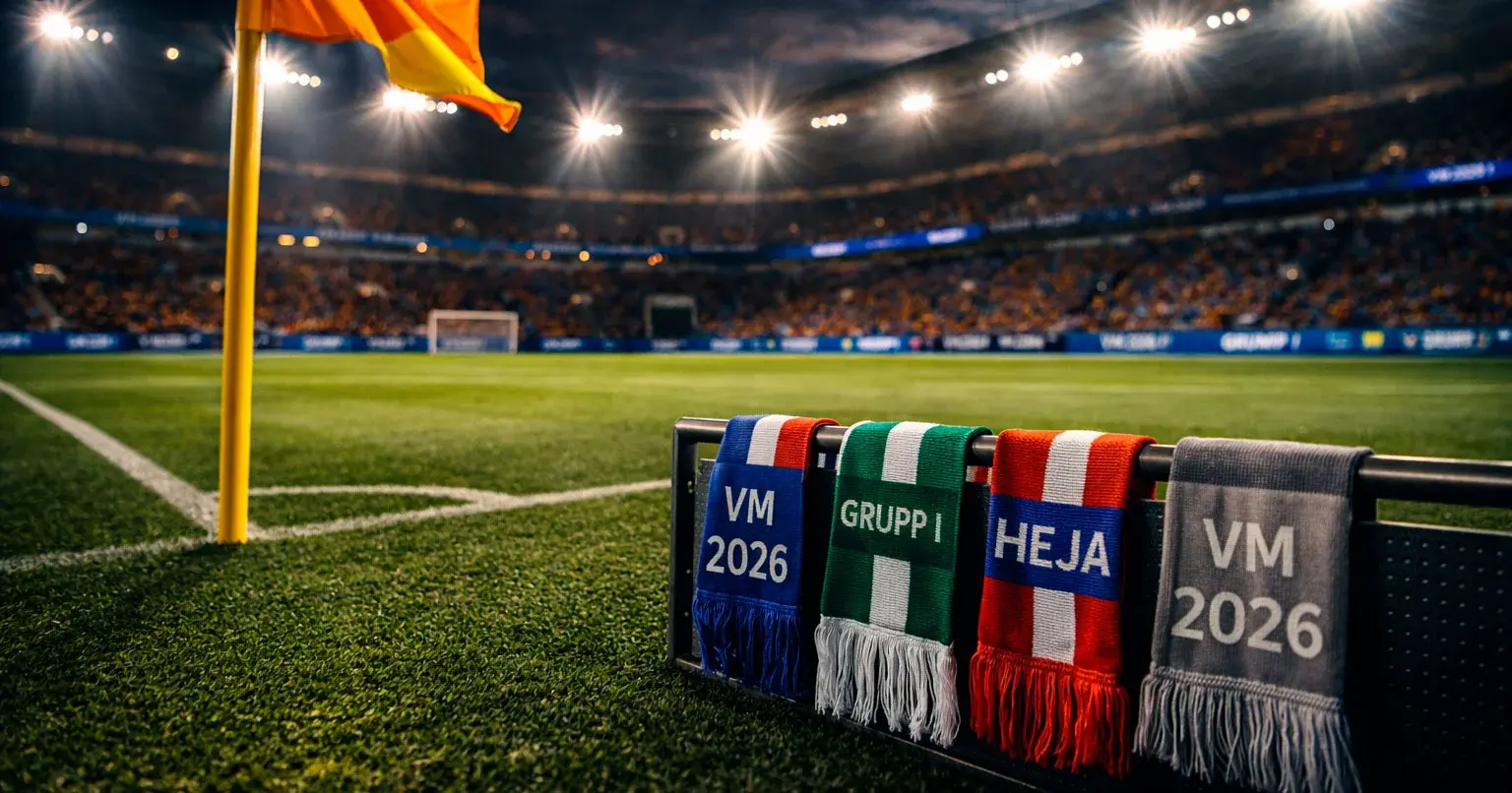 Grupp I i VM 2026 med Frankrike, Senegal, Norge och FIFA Playoff 2 — analys och odds